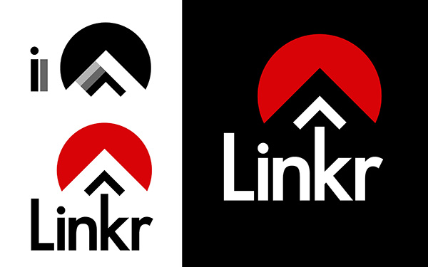 Logo design of Linkr