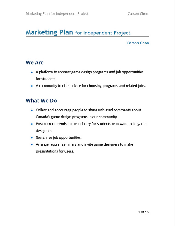 Marketing plan of Linkr
